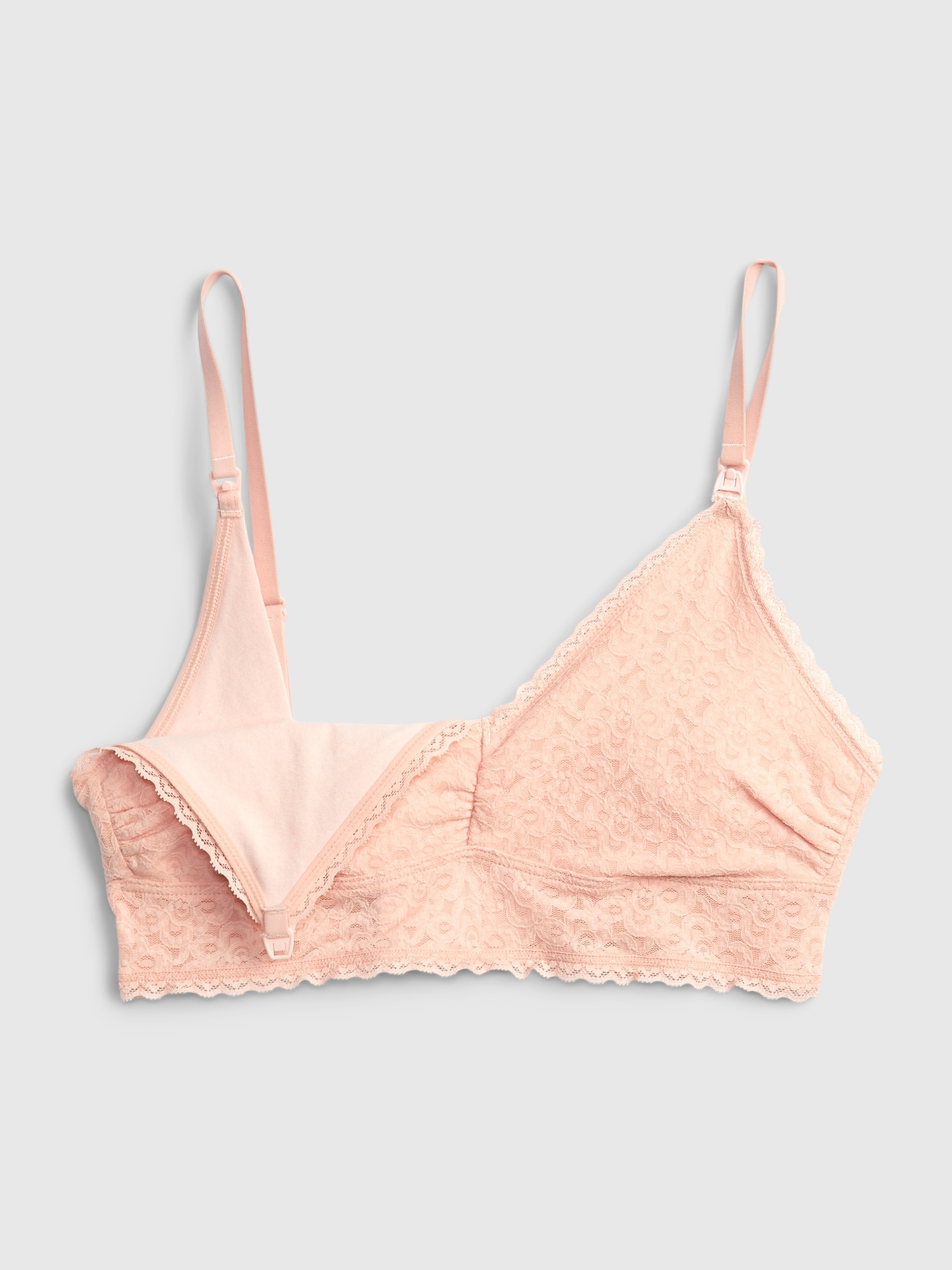 Dorina Quartz lace lightly padded nursing bra in pink