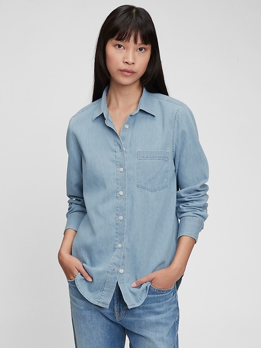 Gap ladies hot sale denim shirt