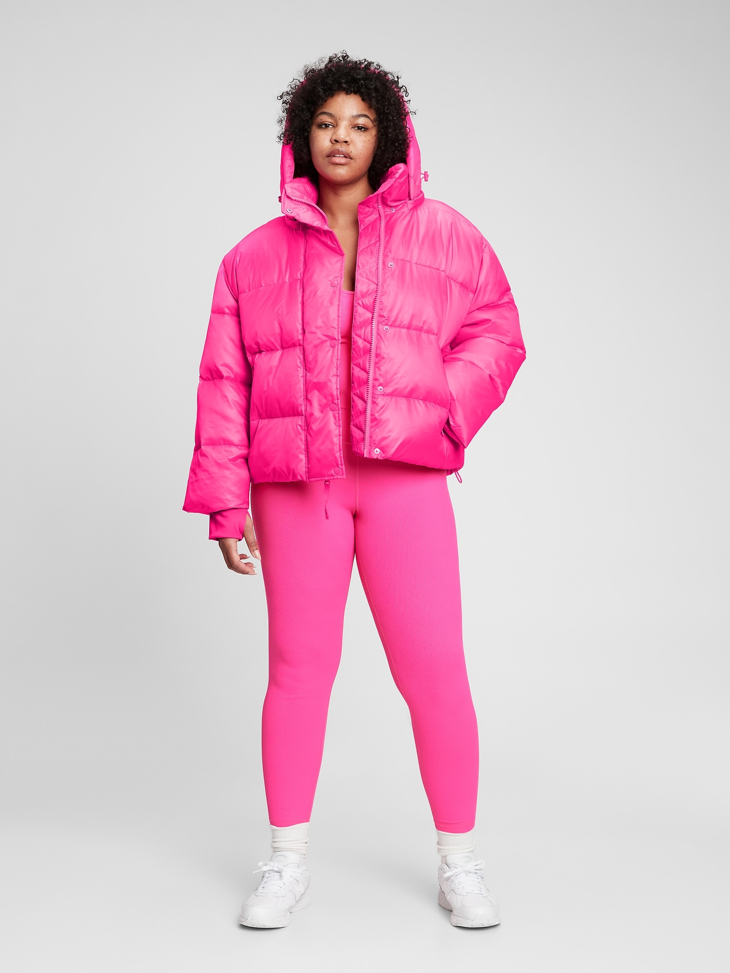 Gymboree 100% Polyester Solid Pink Fleece Jacket Size 12-24 mo