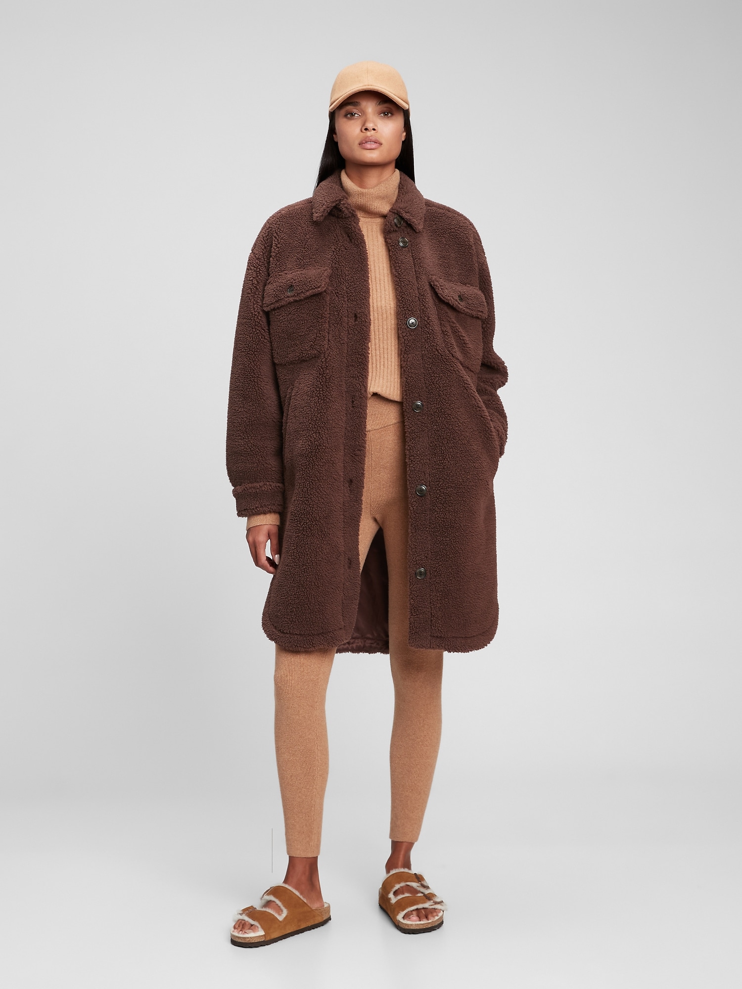 This $42 Oversized Sherpa Coat Has 5,000+ Five-Star Reviews on
