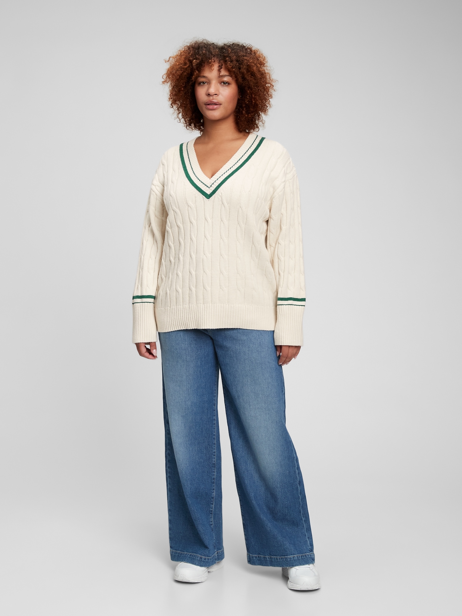 Gap v neck jumper womens on sale