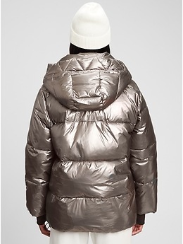 Recycled Oversized Heavyweight Puffer Jacket | Gap