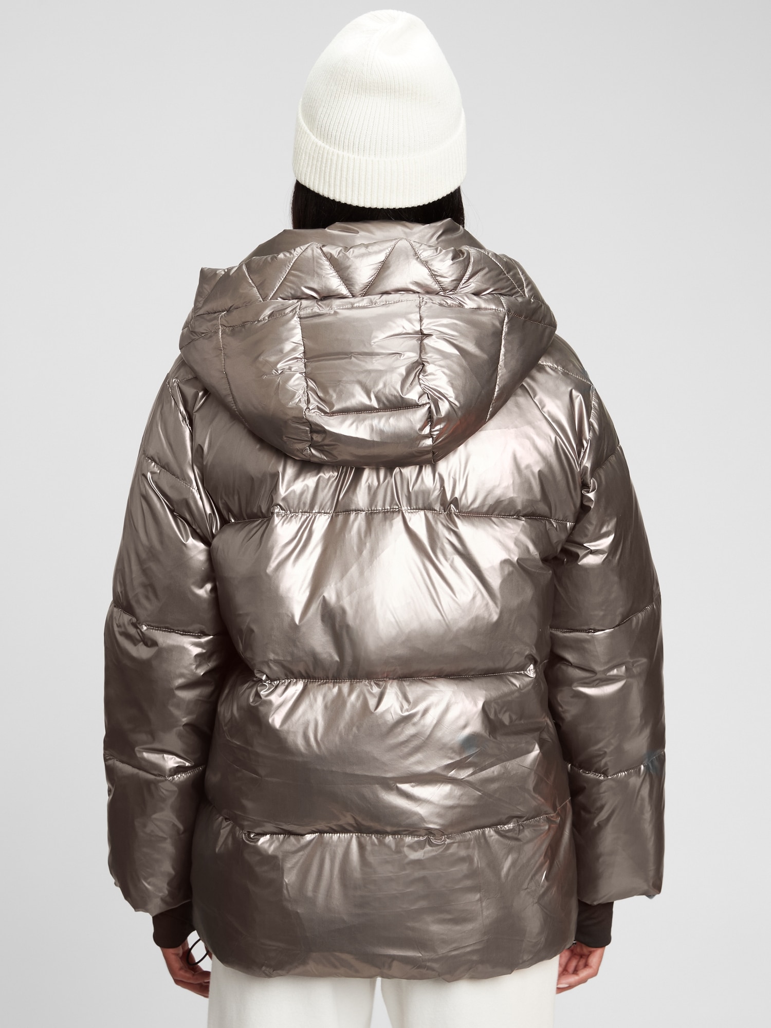 Recycled Oversized Heavyweight Puffer Jacket | Gap