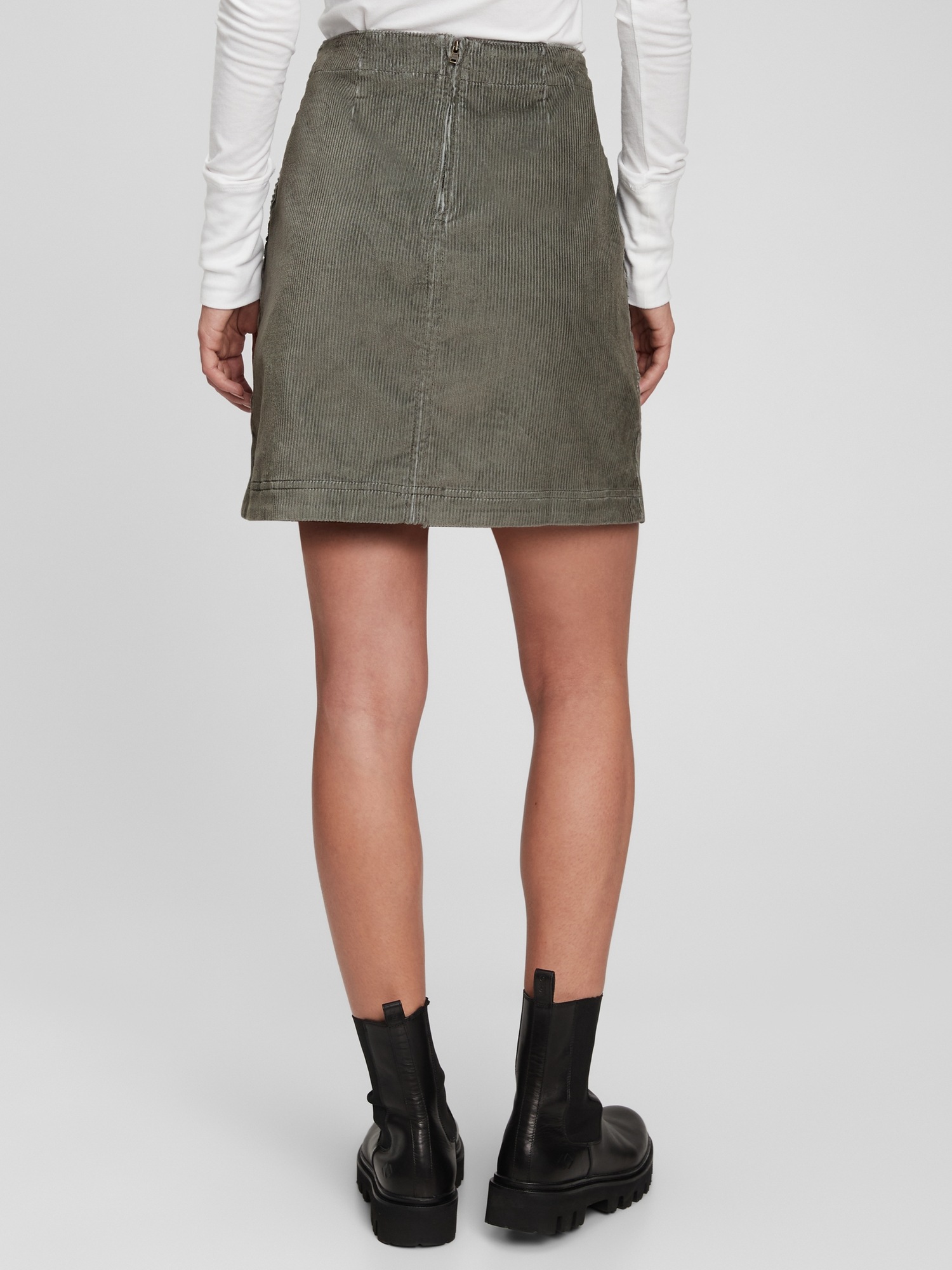 Bcbg faux suede utility cheap skirt