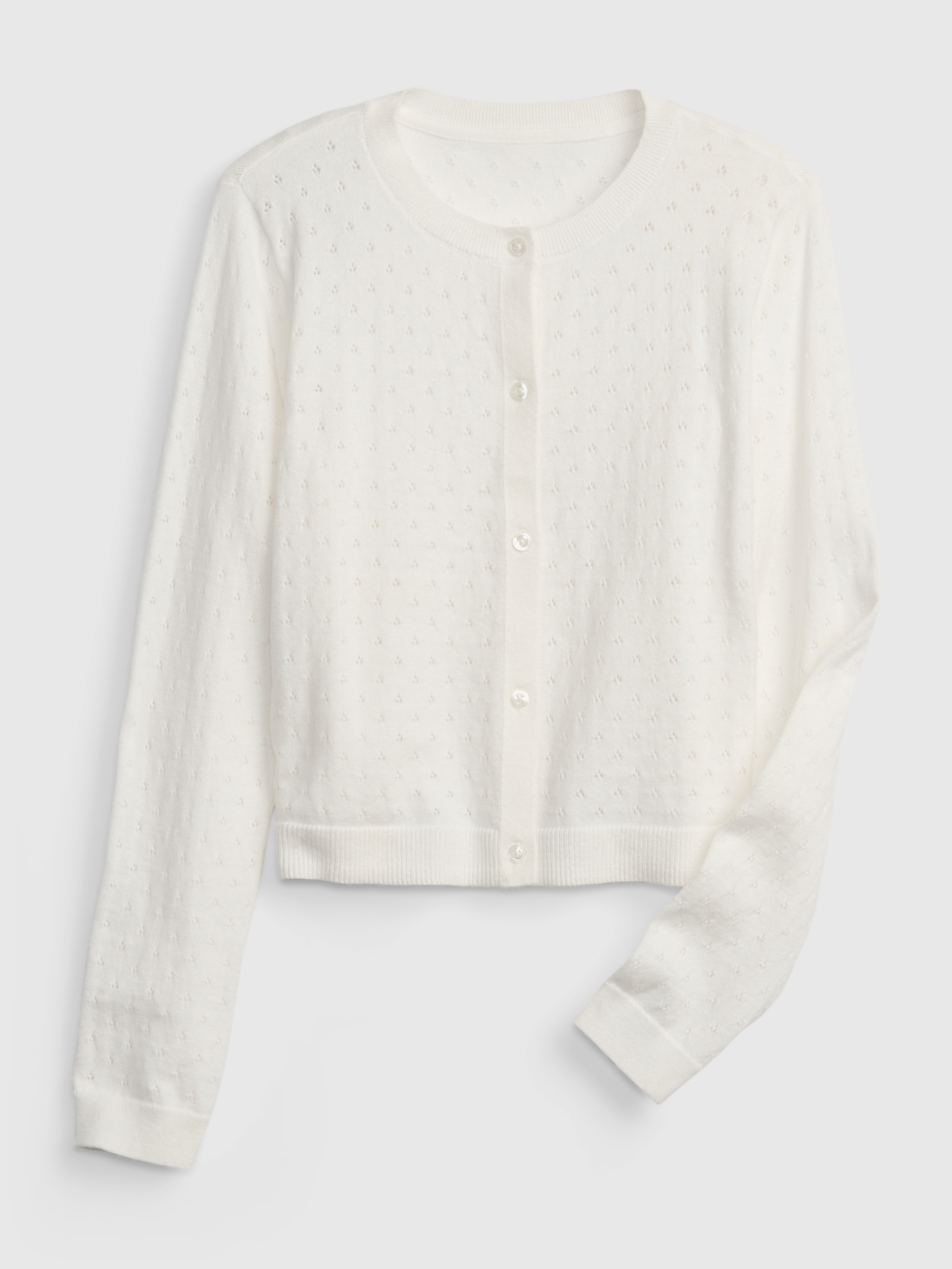 gap white cardigan