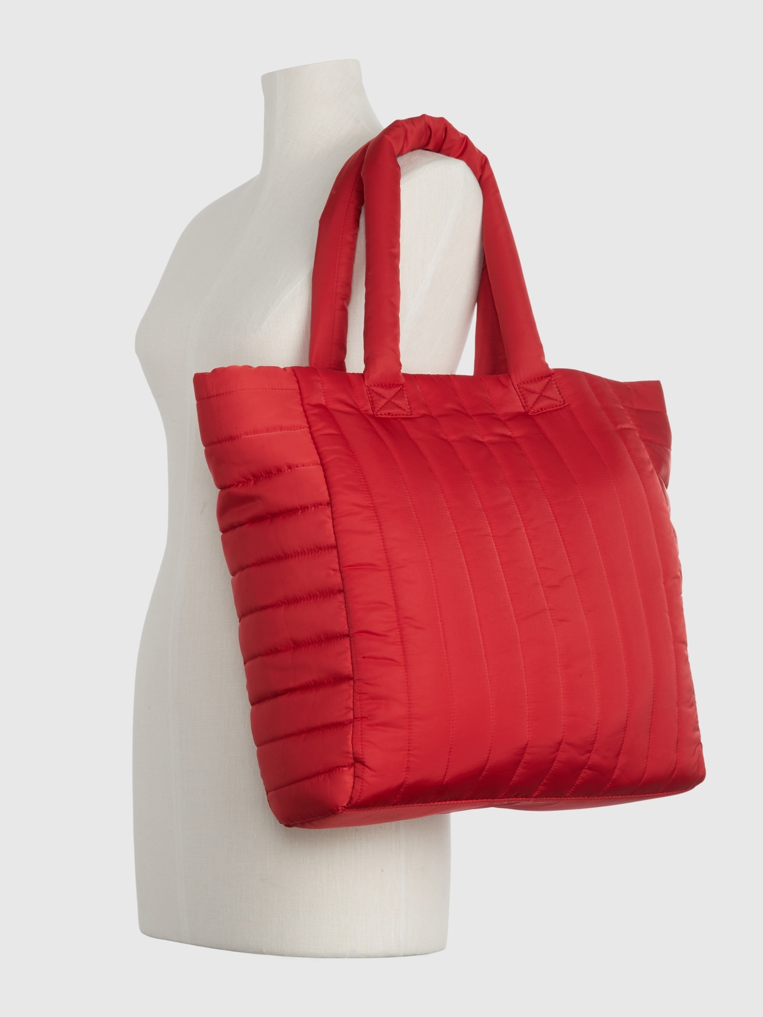 100% Recycled Polyester Puffer Tote Bag | Gap