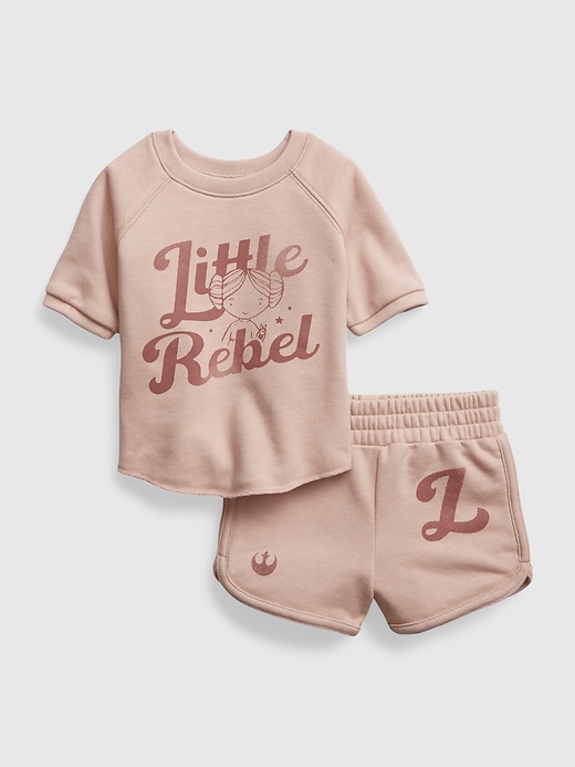 View large product image 1 of 1. babyGap &#124 Star Wars &#153 Sweat Short Set