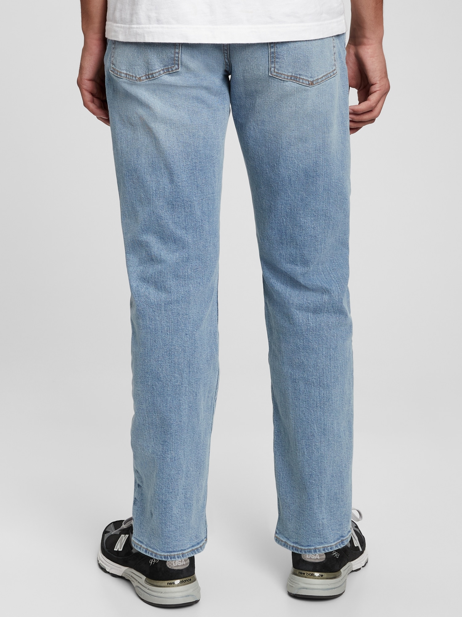 Gap Factory GapFlex Straight Jeans with Washwell - ShopStyle
