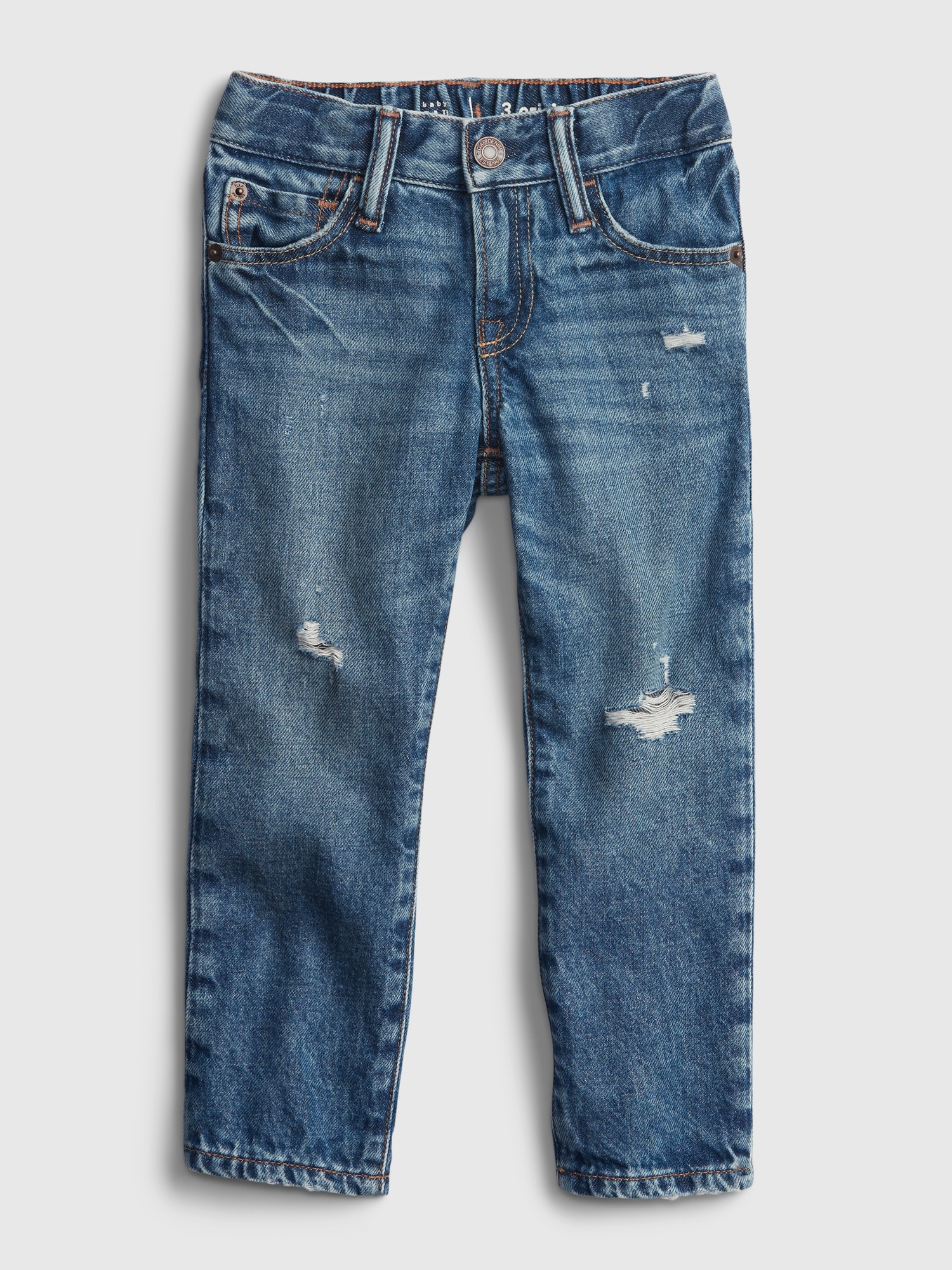 Gap Toddler '90s Original Straight Jeans blue. 1