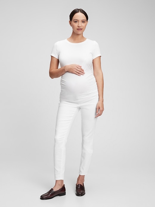 Image number 5 showing, Maternity Inset Panel Skinny Jeans