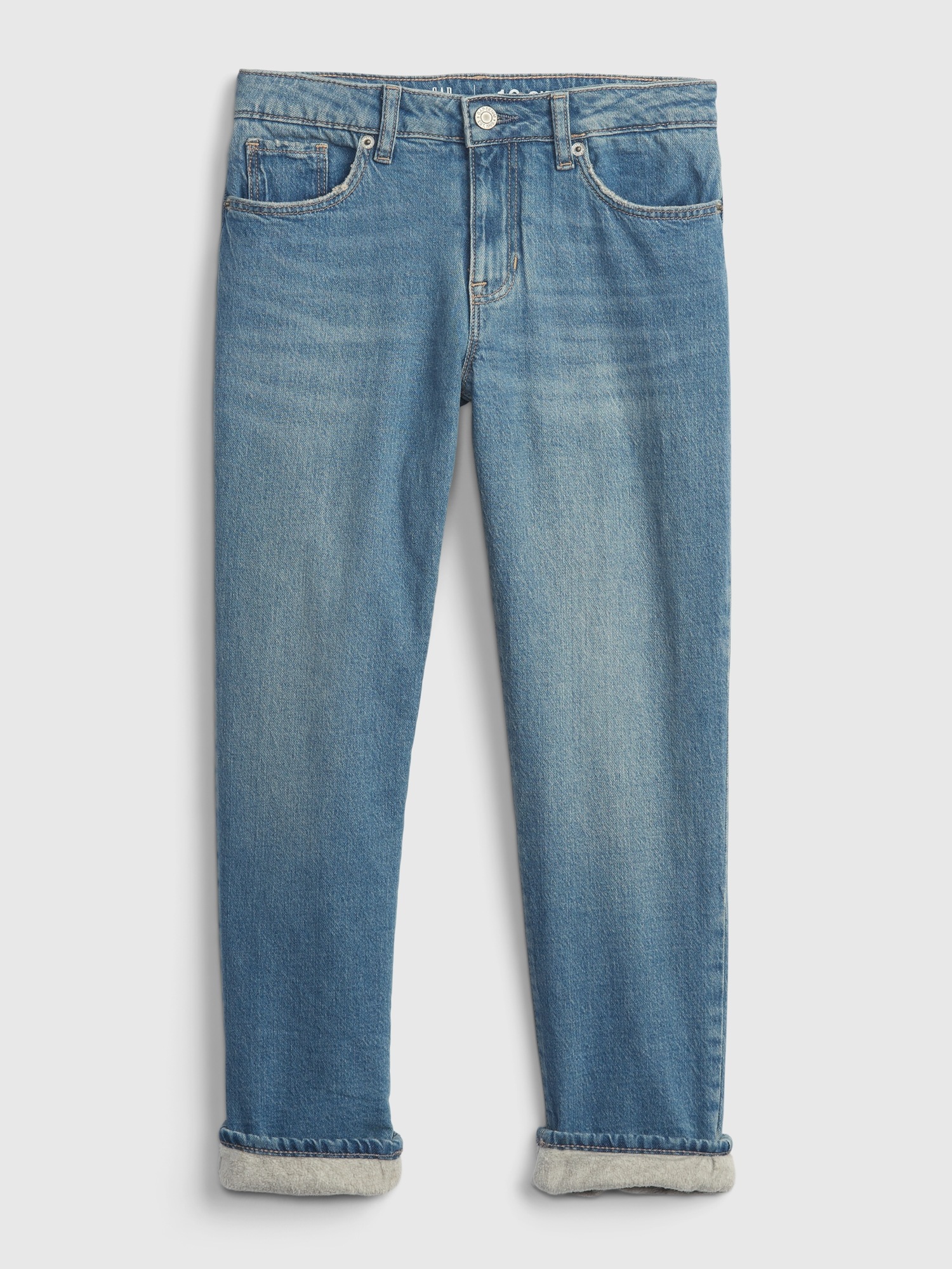 Kids Original Fit Fleece-Lined Jeans with Washwell