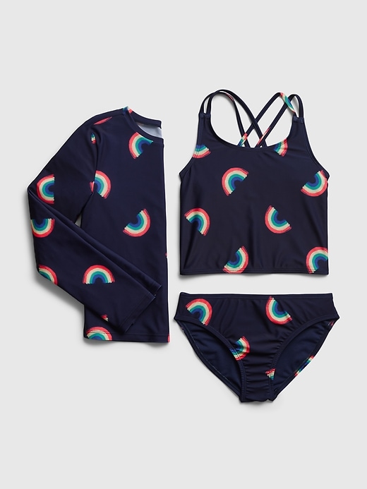 Image number 1 showing, Kids Swim Three-Piece Set