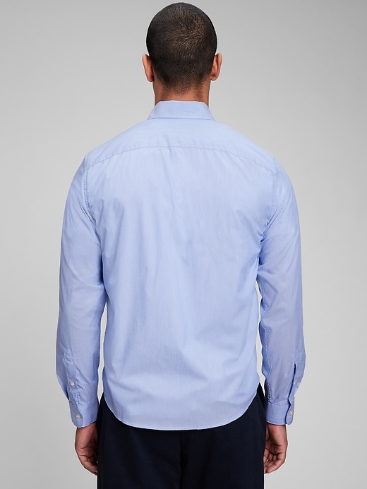 Image number 2 showing, All-Day Poplin Shirt in Untucked Fit