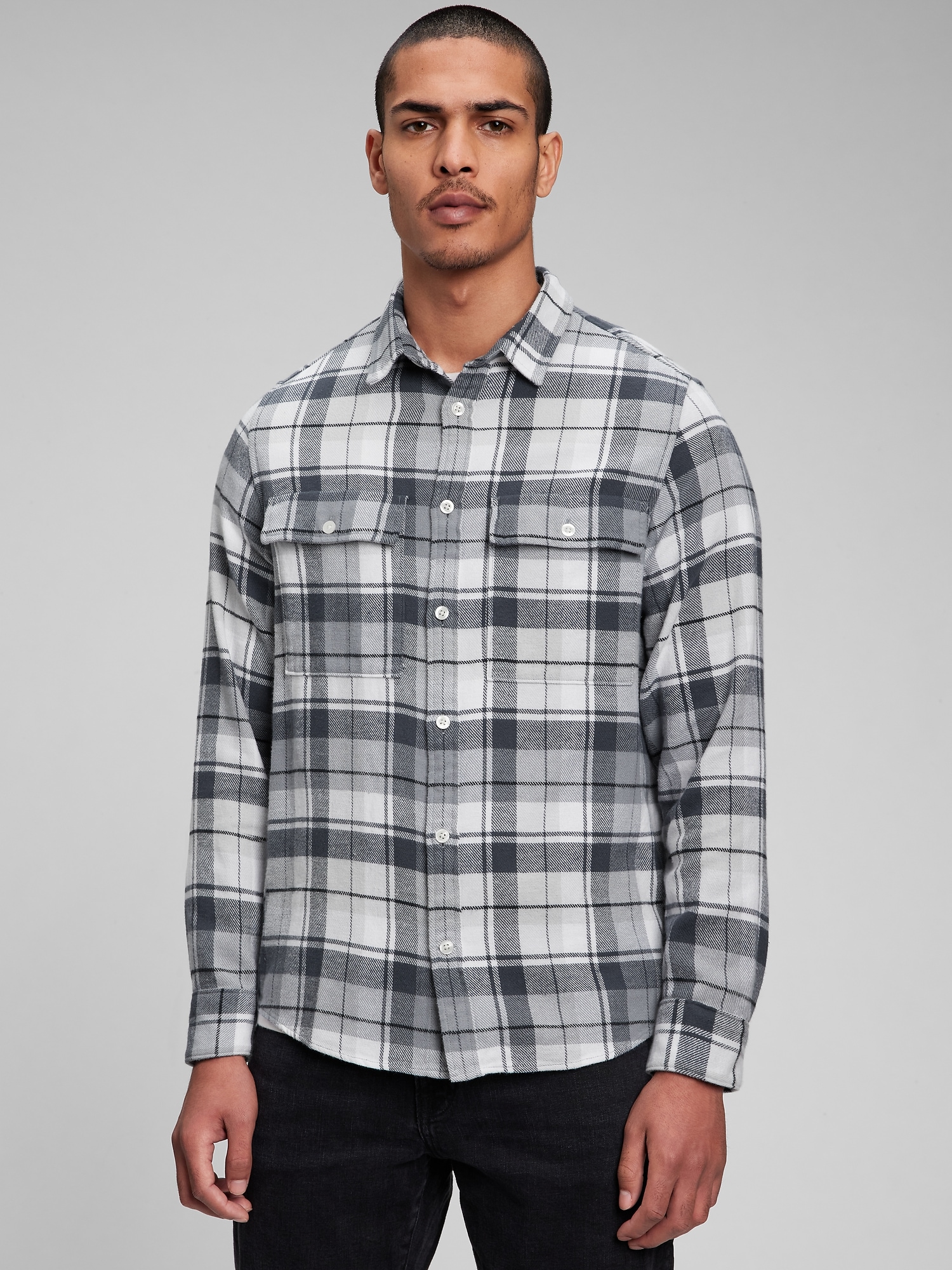 Lightweight Plaid Shirt