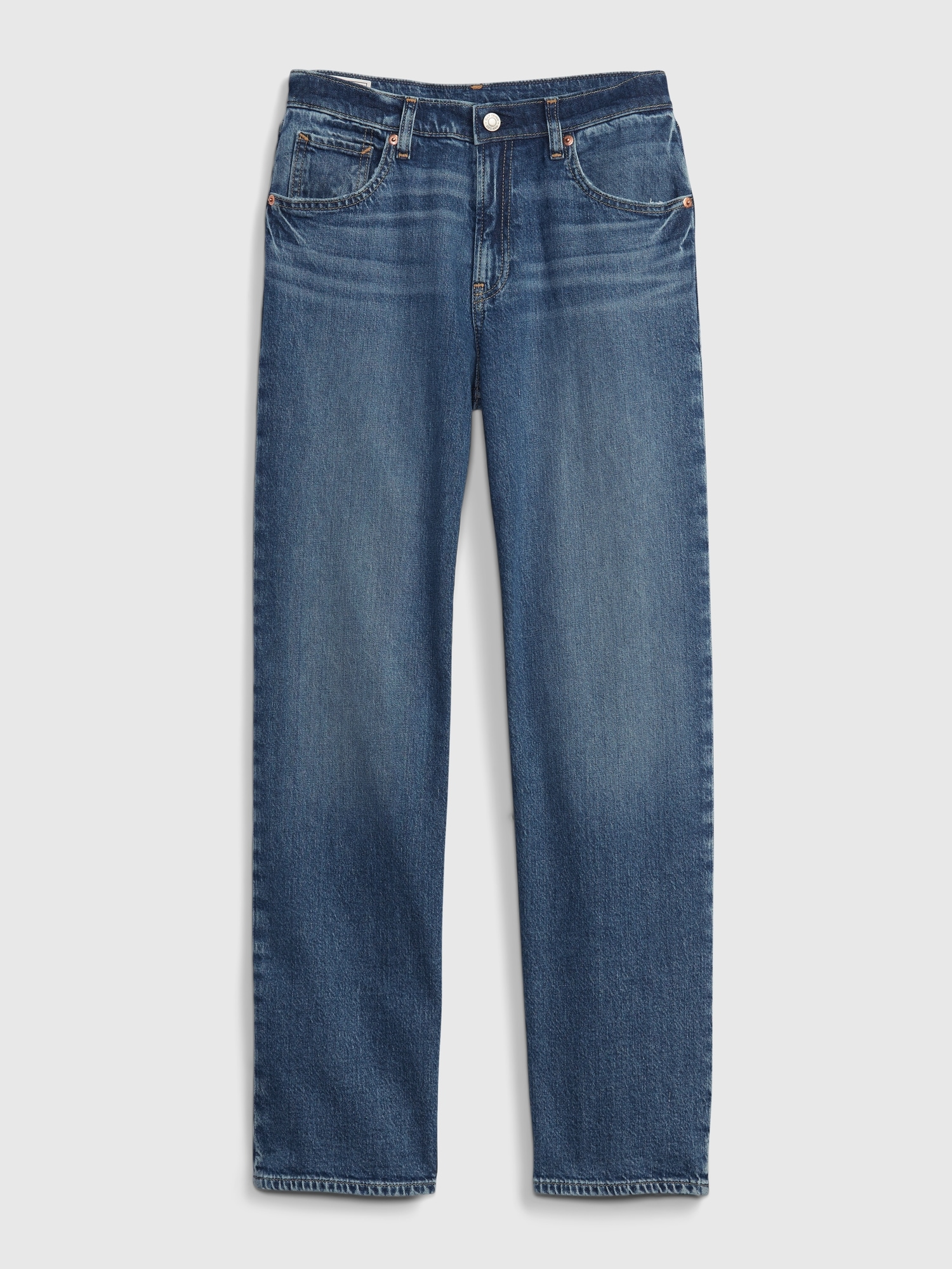 GAP Teen Mid Rise '90s Loose Jeans With Washwell – bottoms – shop at  Booztlet