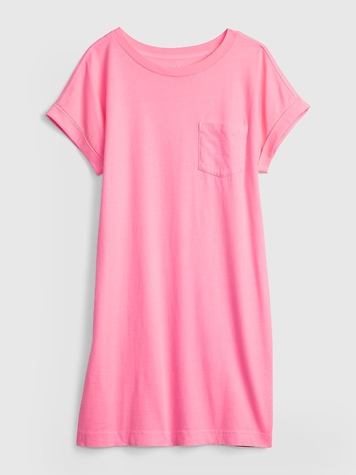 Buy Kappa Logo Print T-shirt Dress with Pockets