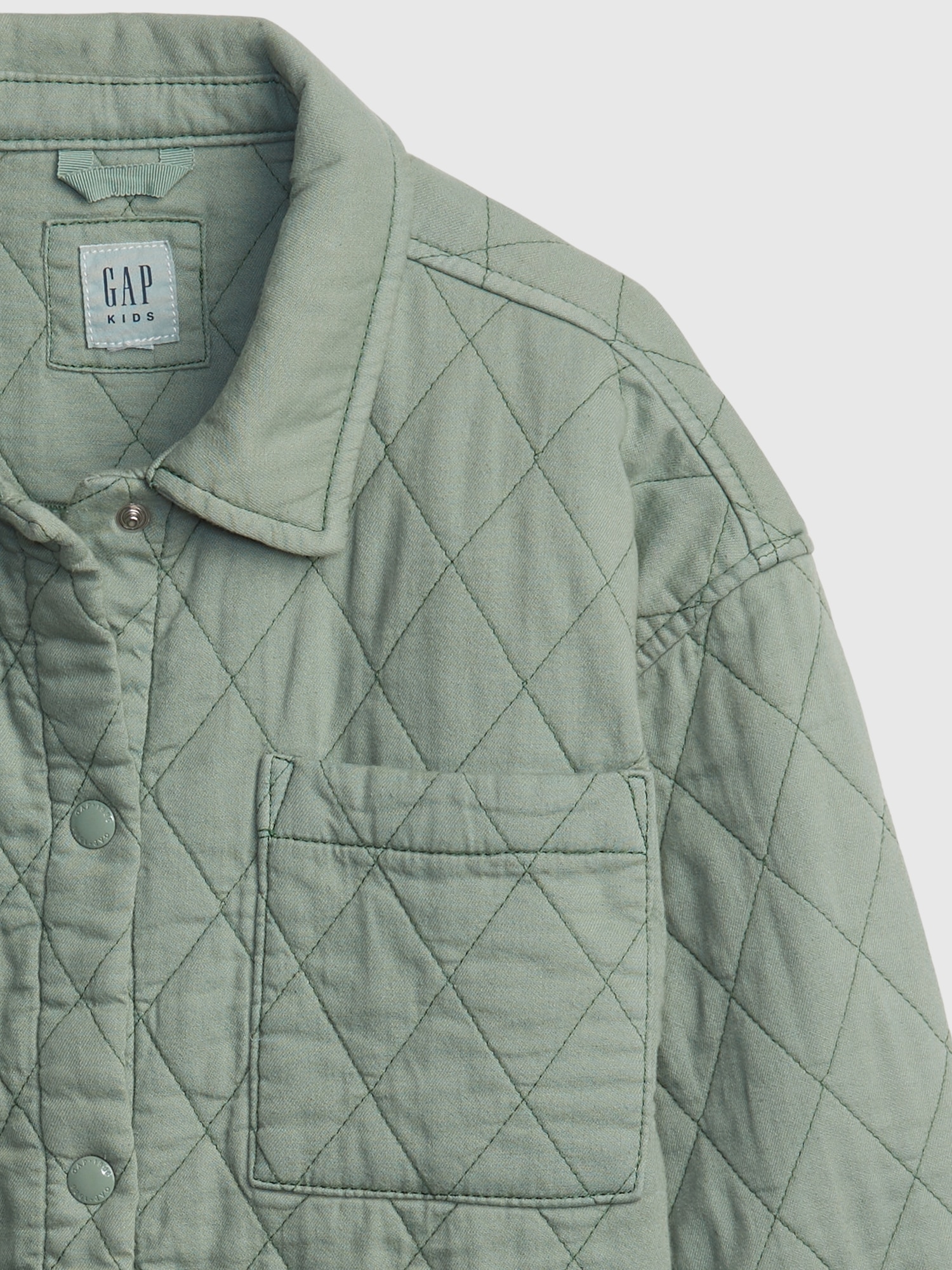 quilted shirt jacket gap