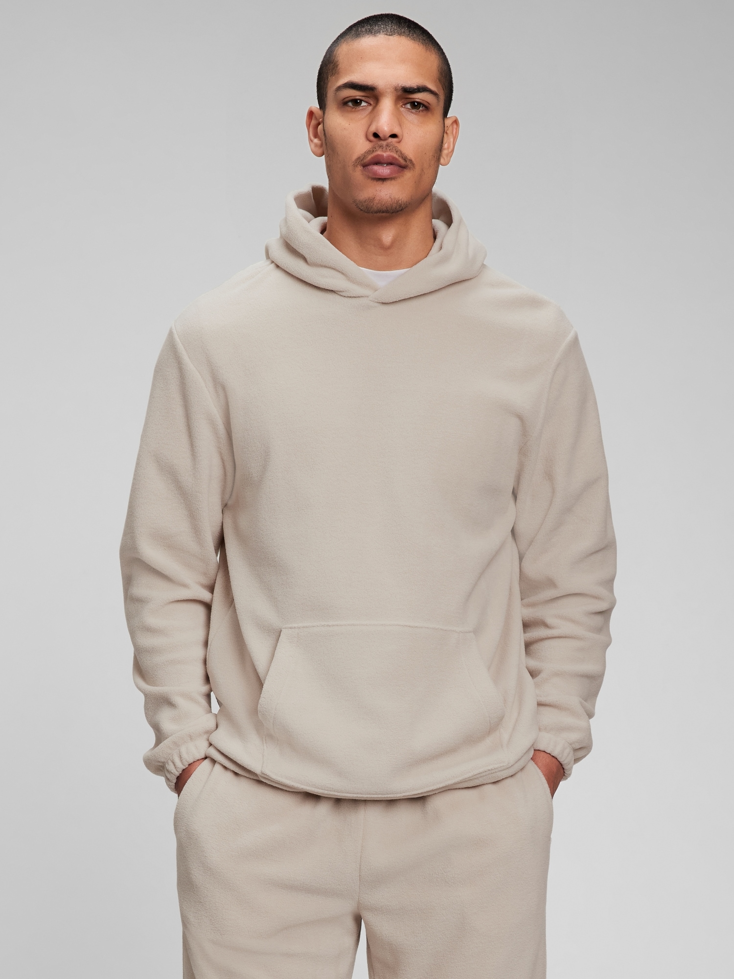 Microfleece sales hoodie mens