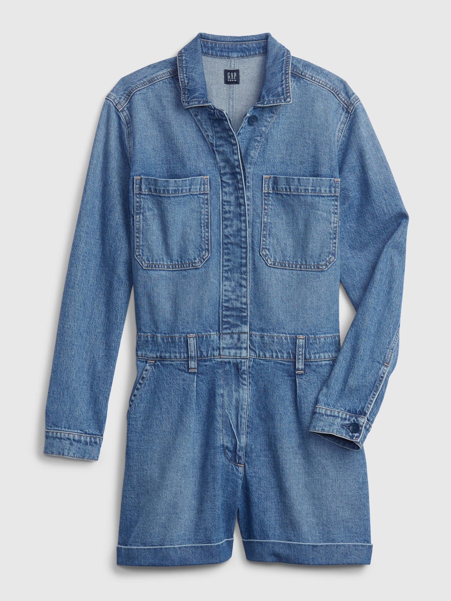 Gap denim 2024 utility jumpsuit