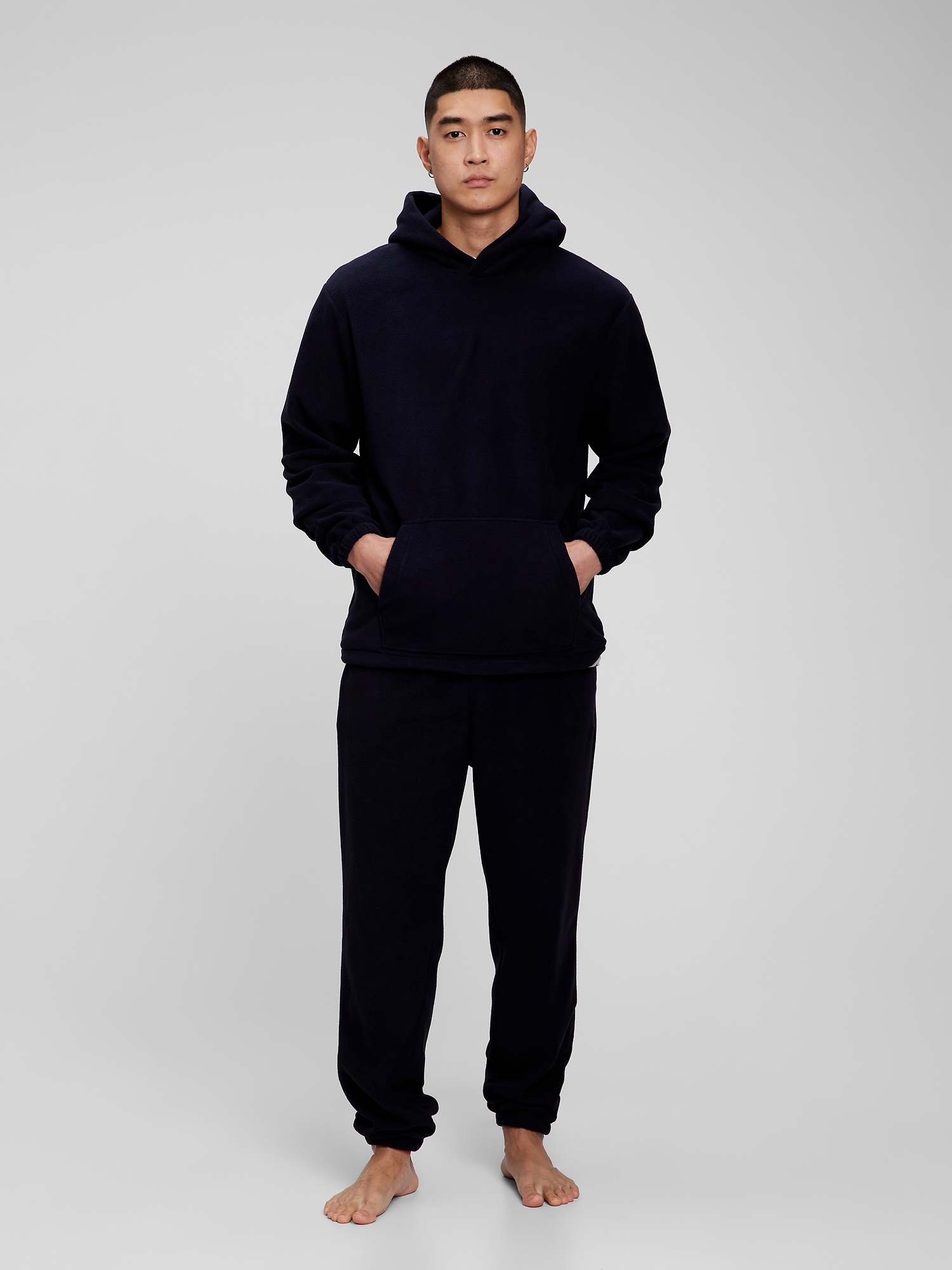 Microfleece hoodie on sale