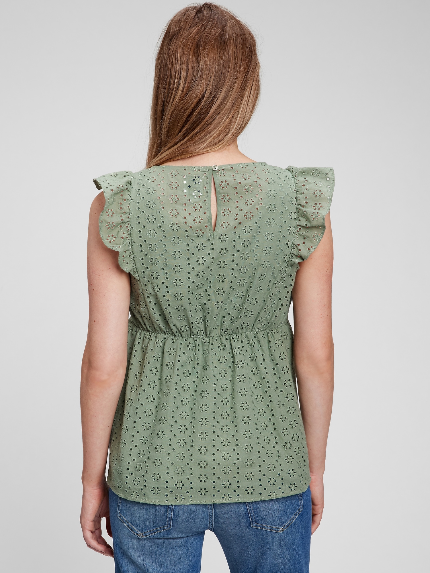 eyelet lace tops