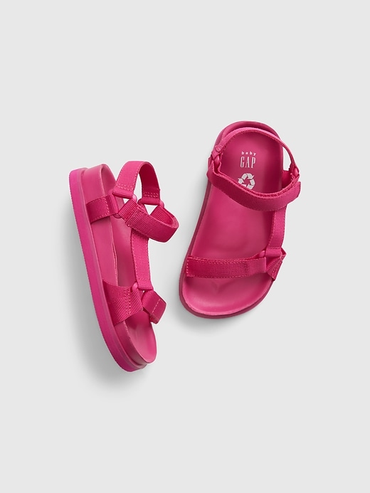 View large product image 1 of 1. Toddler Canvas Strap Sandals