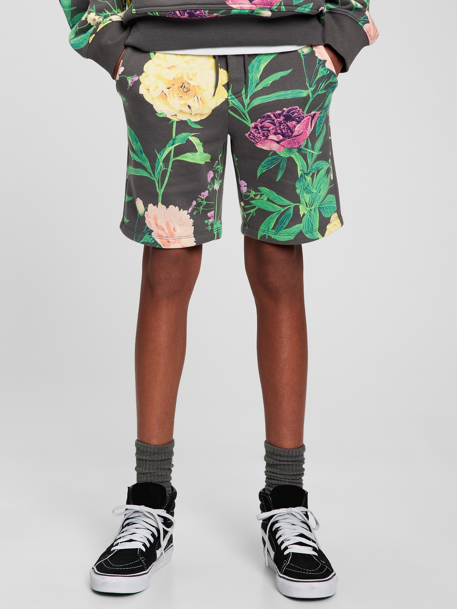 gap floral shorts