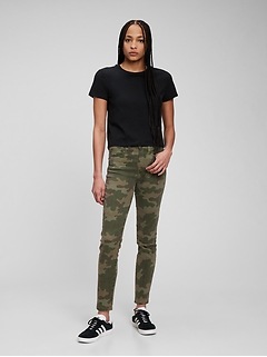 gap camouflage pants