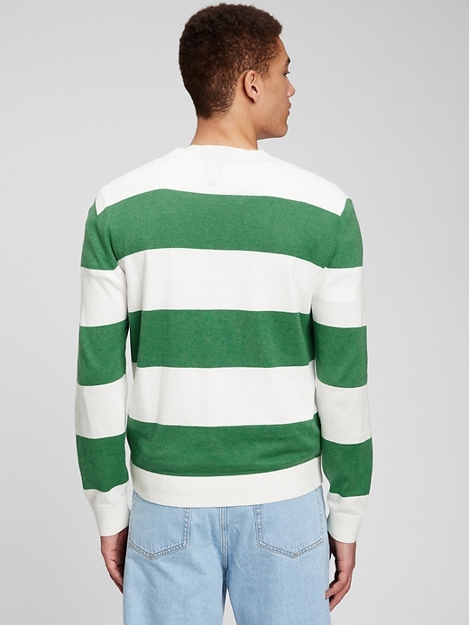 Image number 2 showing, Mainstay Striped Crewneck Sweater