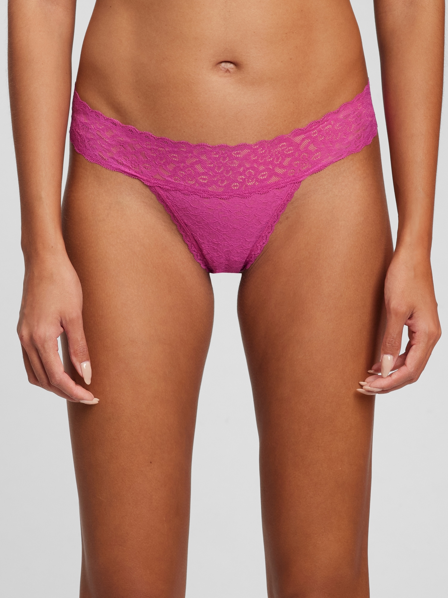 Mendove Women's Sexy Transparent Lace Lingerie Panties T-Back Thongs Size M  Pink : : Clothing, Shoes & Accessories