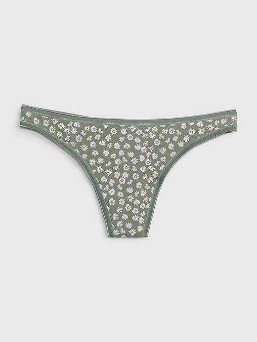 Image number 1 showing, Stretch Cotton Thong