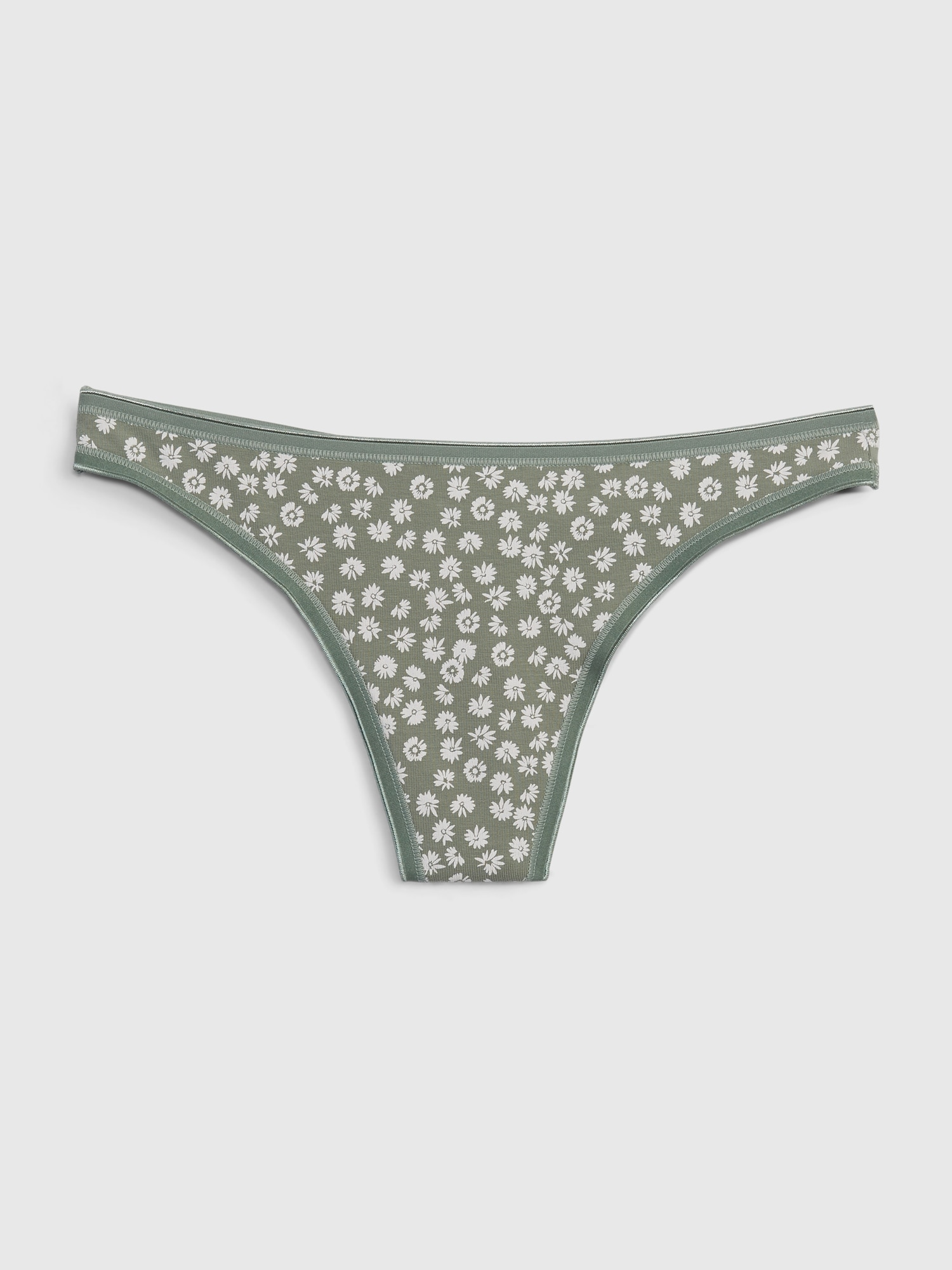 Stretch Cotton Thong