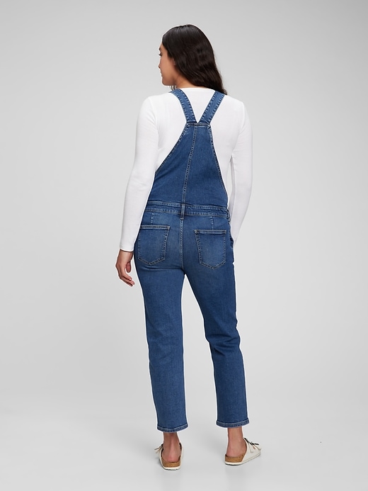 Image number 2 showing, Maternity Denim Overalls