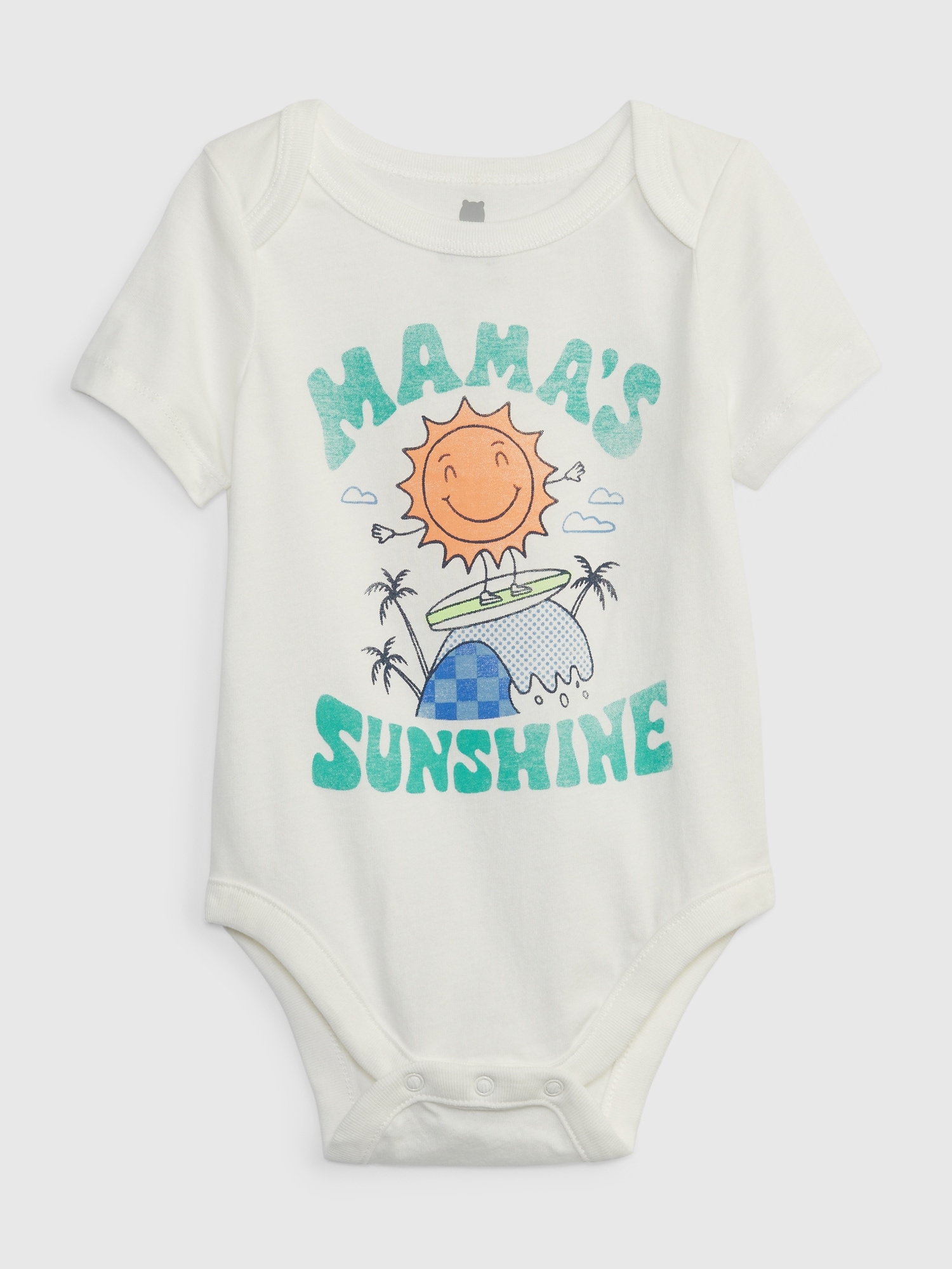 Gap Baby 100% Organic Cotton Mix and Match Graphic Bodysuit multi. 1