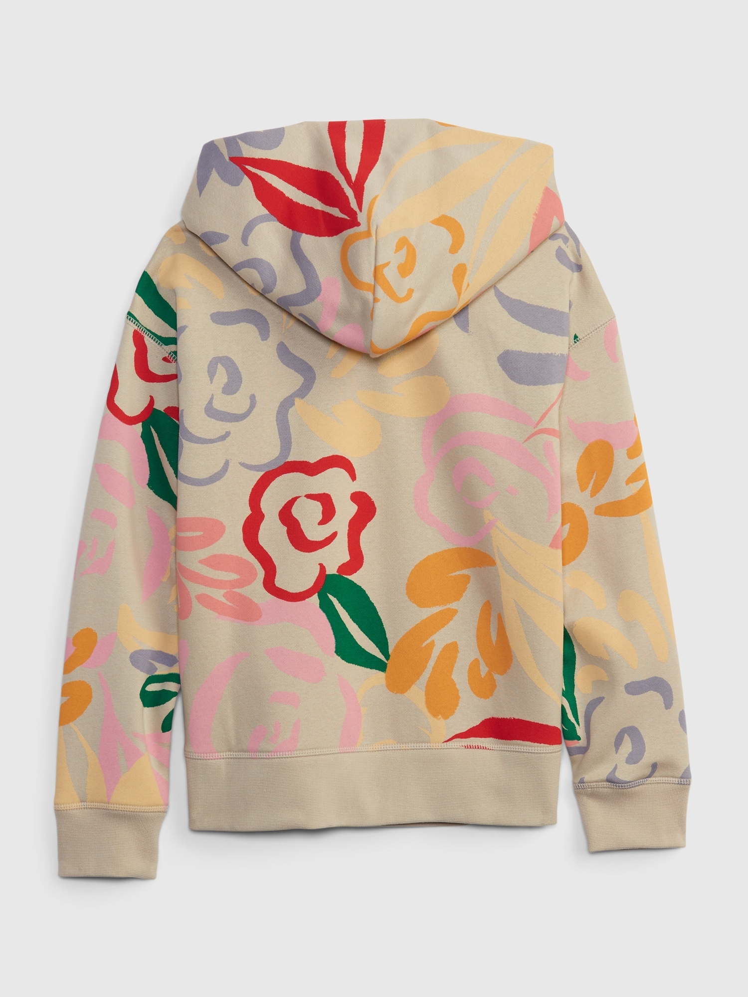 Floral print clearance hoodie