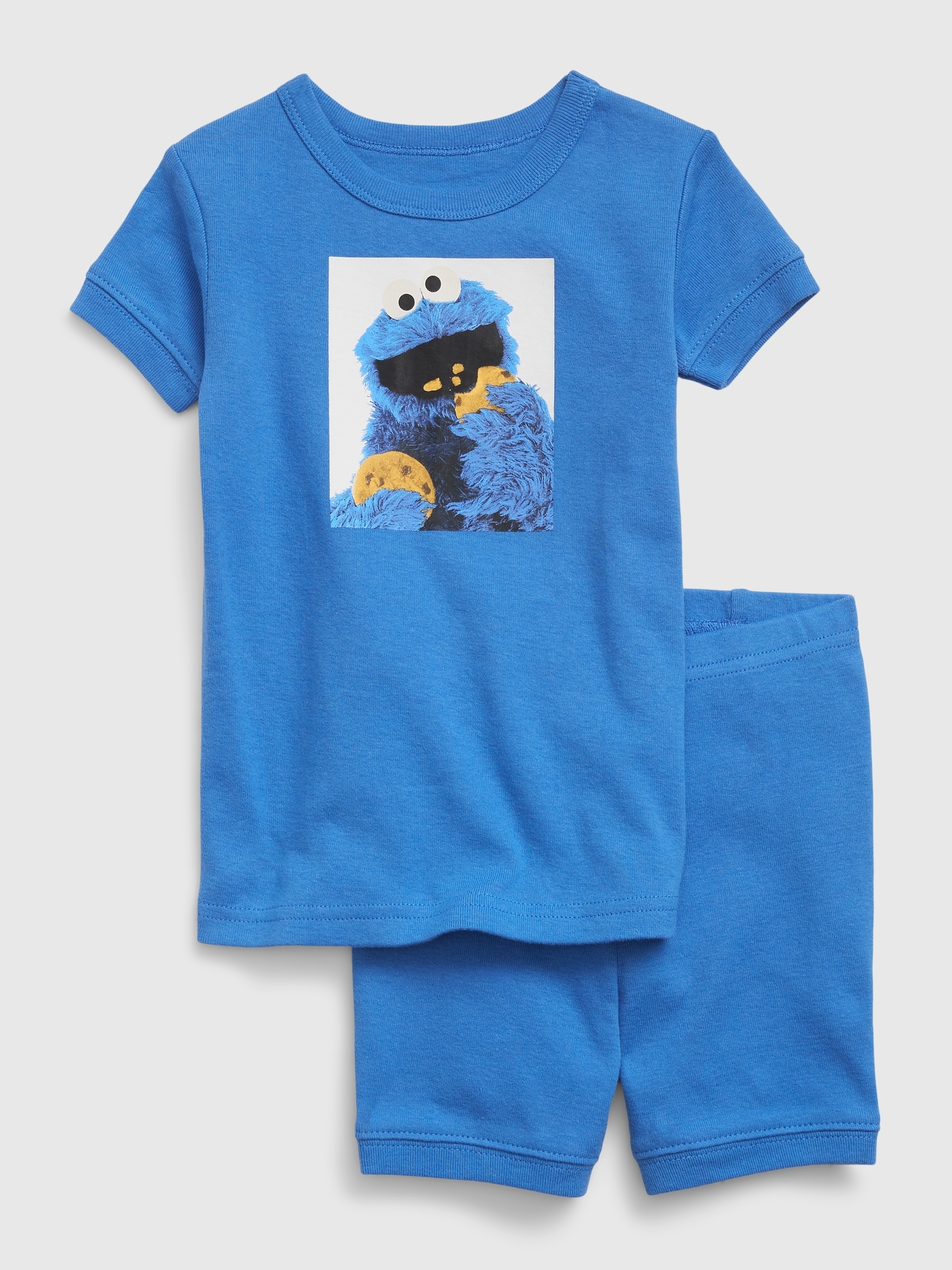 babyGap Sesame Street 100 Organic Cotton Cookie Monster PJ