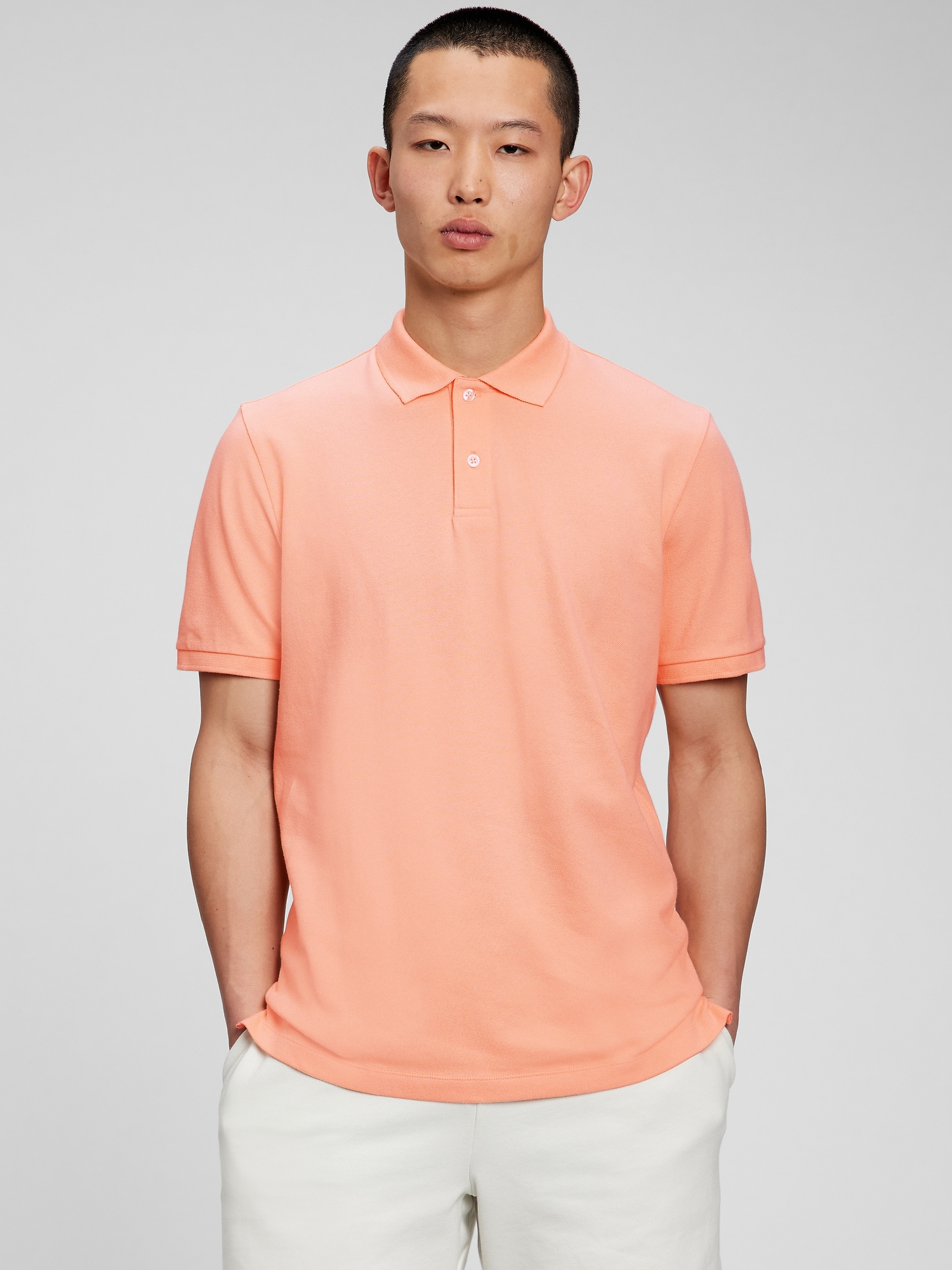 gap pique polo