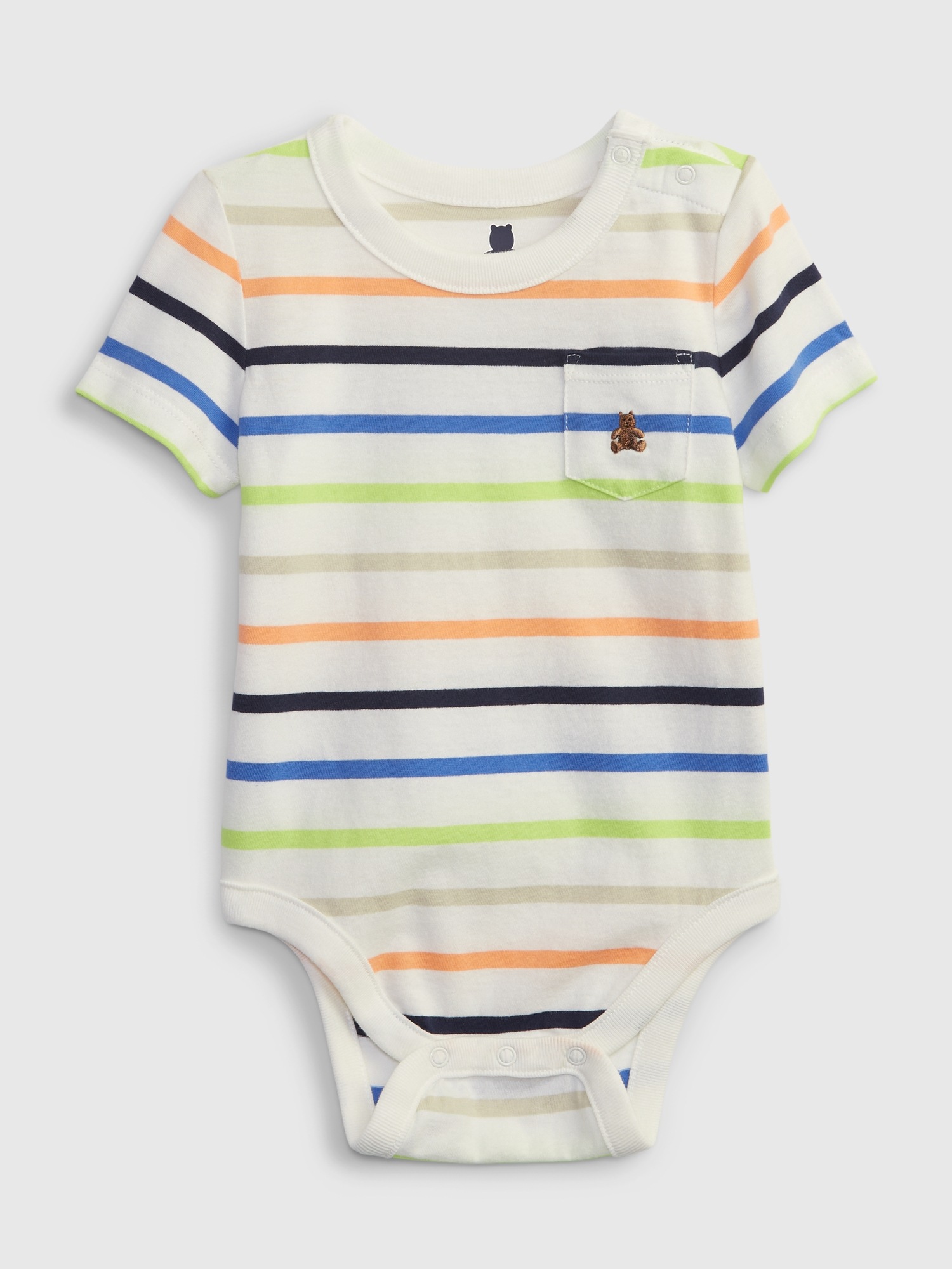 Gap Baby 100% Organic Cotton Mix and Match Graphic Bodysuit multi. 1