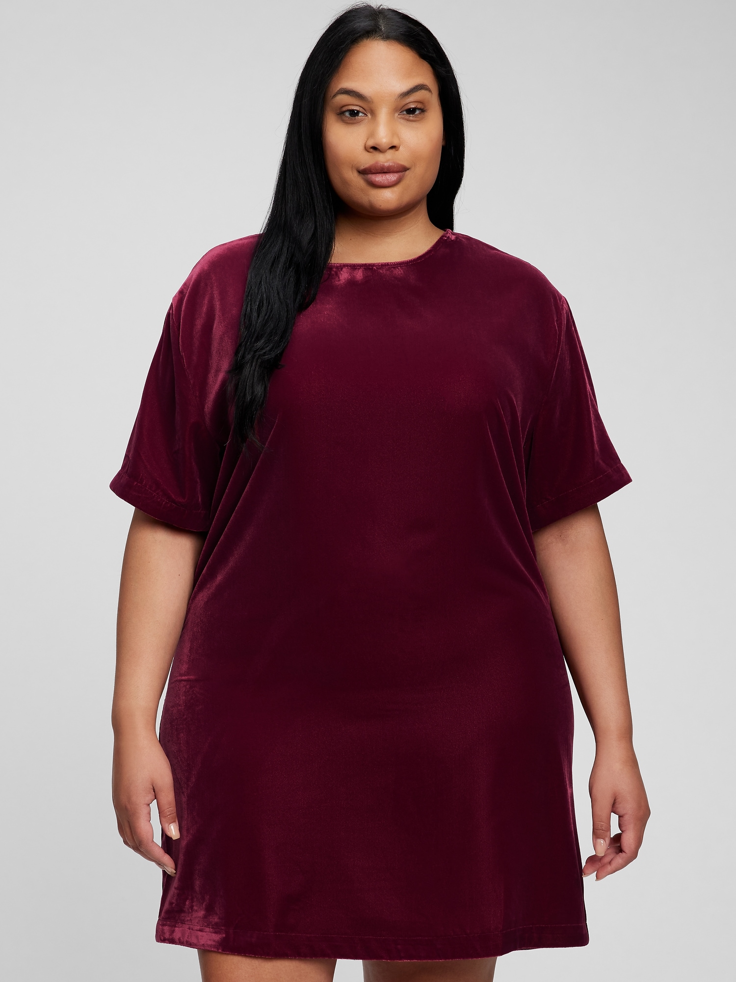 Velvet T Shirt Dress Gap