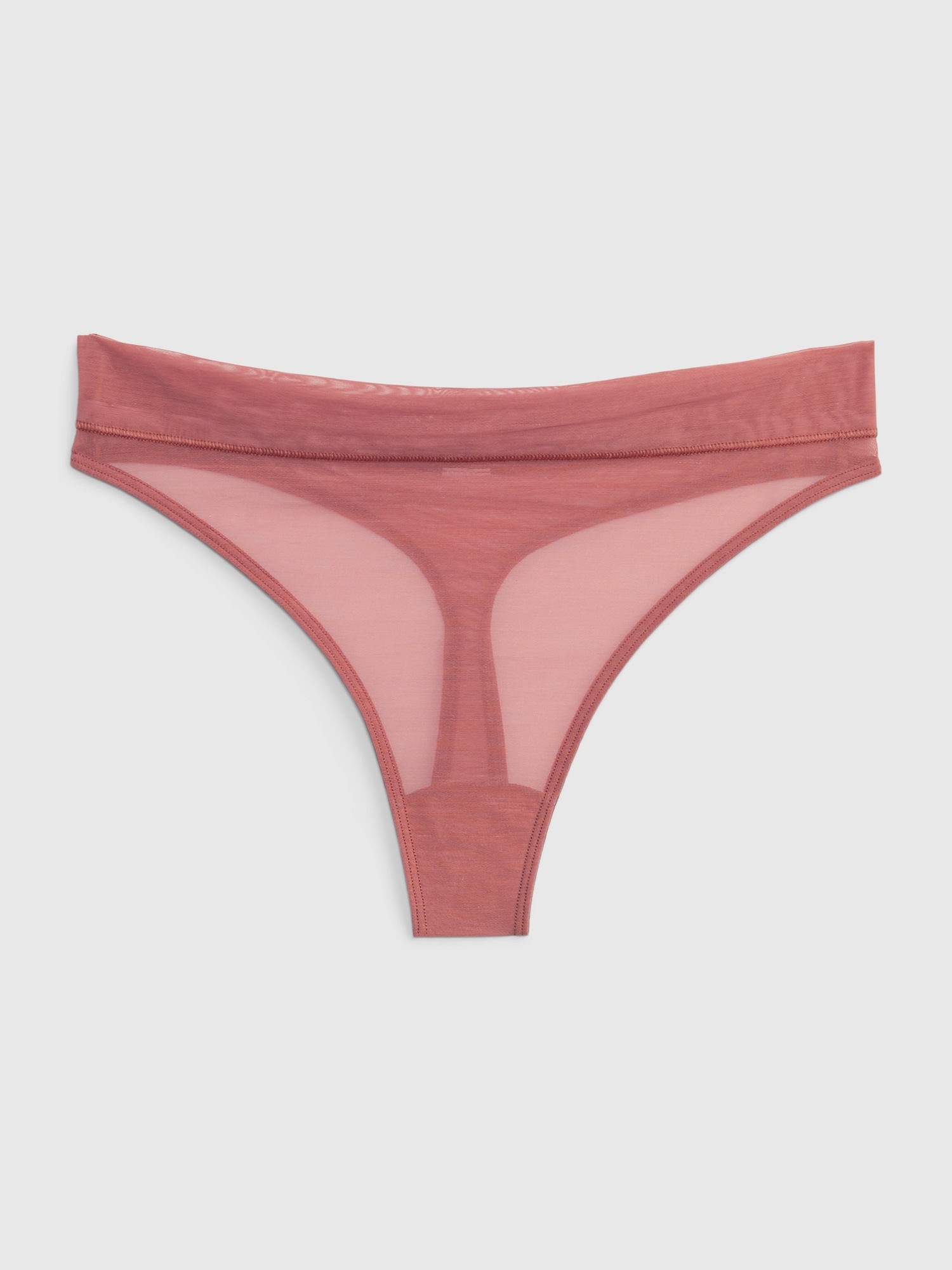 Gap Mesh Thong brown. 1