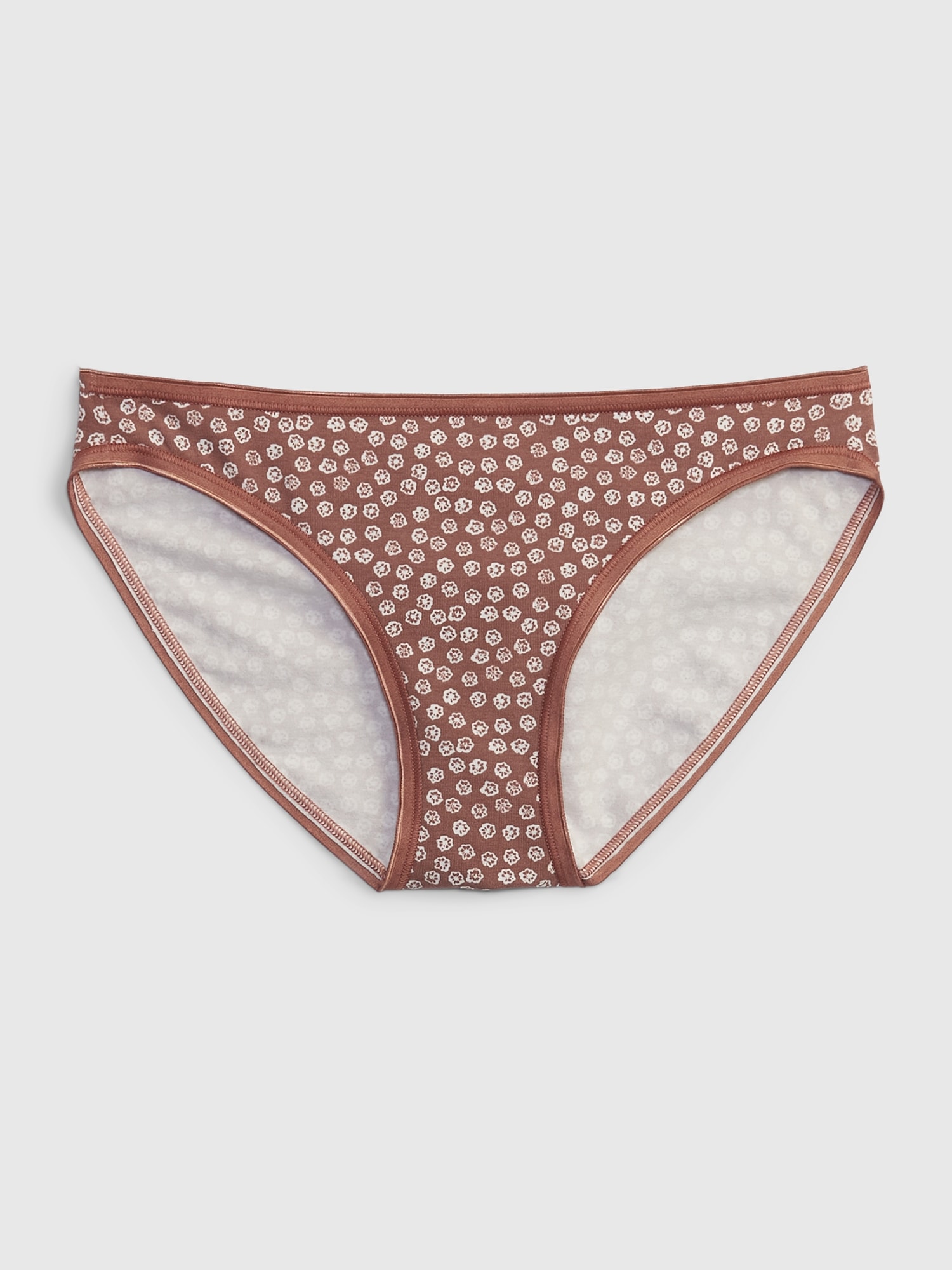 Gap Stretch Cotton Bikini brown. 1