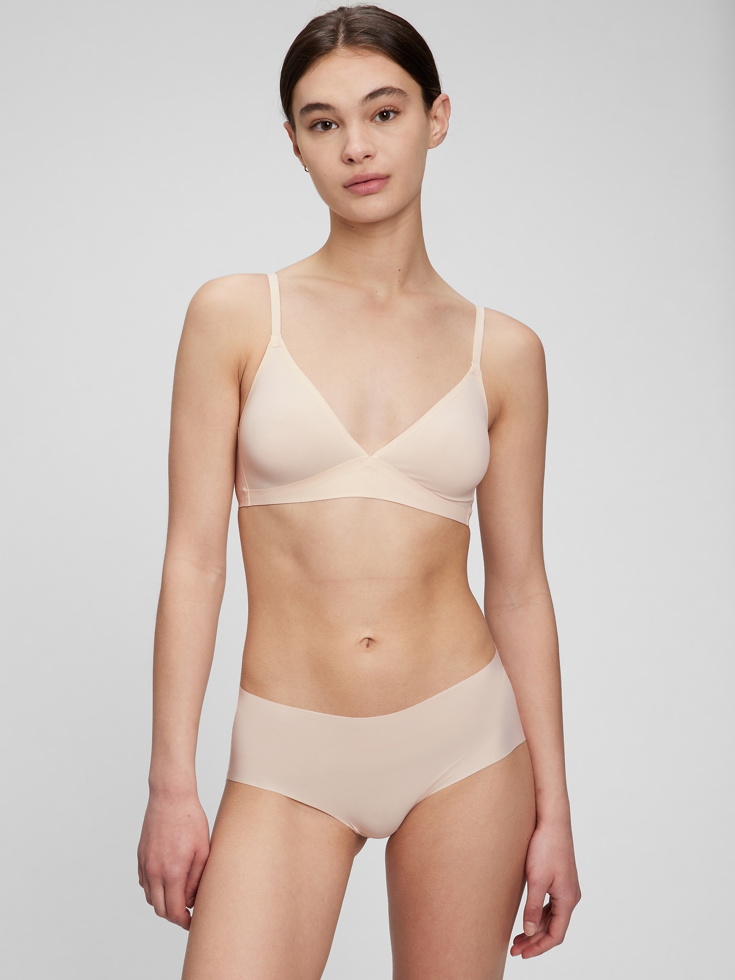 Calvin Klein Underwear Bralette Bra in Nude