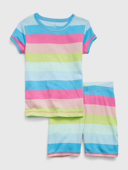 Kids 100% Organic Cotton Stripe PJ Shorts Set | Gap