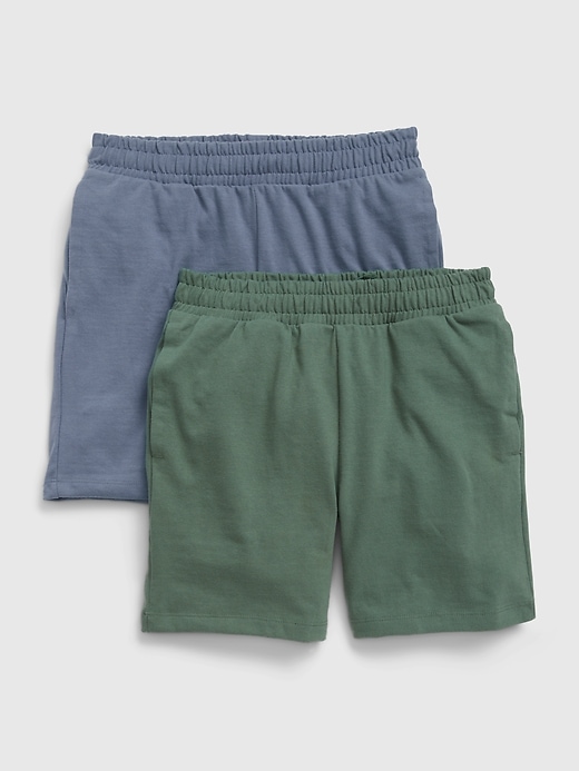 View large product image 1 of 1. GapFit Kids Pull-On Sweat Shorts (2-Pack)