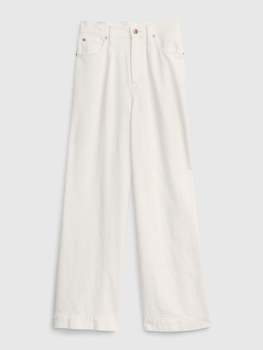 Littlebox Pleated Wide-Leg Pants In Offwhite