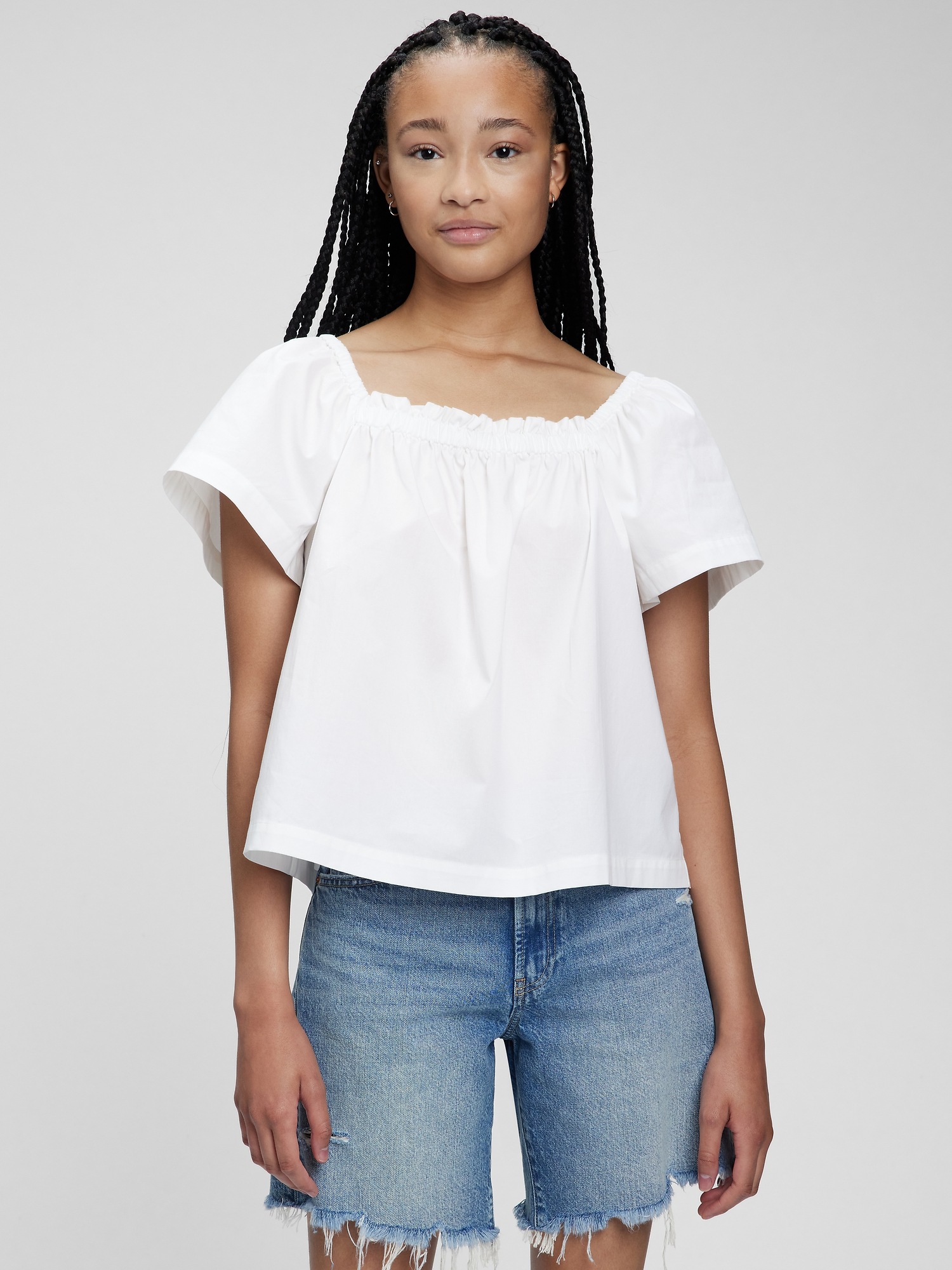 gap flutter sleeve t shirt