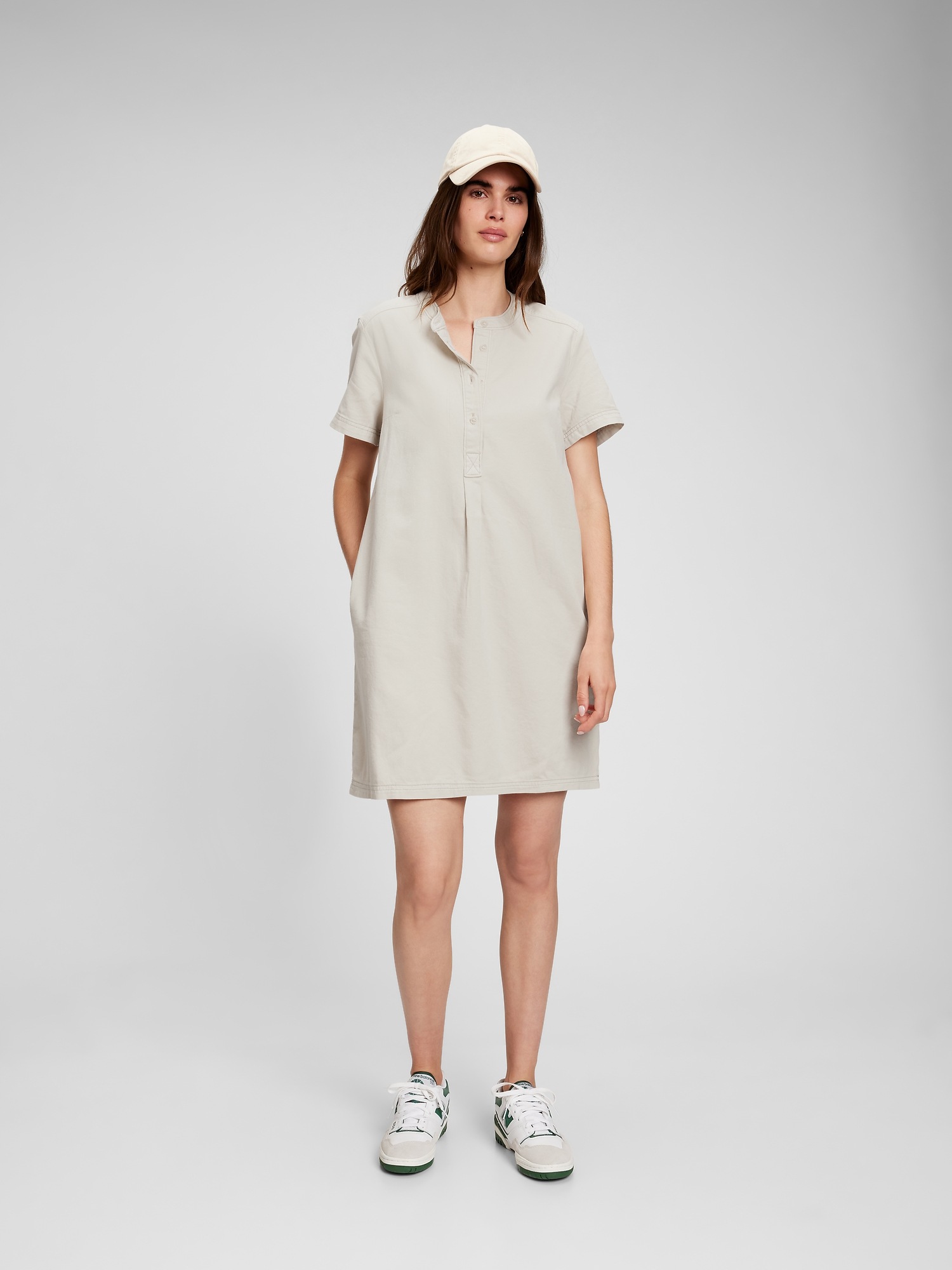 Utility Popover Dress | Gap