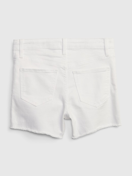 L'image numéro 2 présente Short court à taille haute en denim Washwell pour Enfant