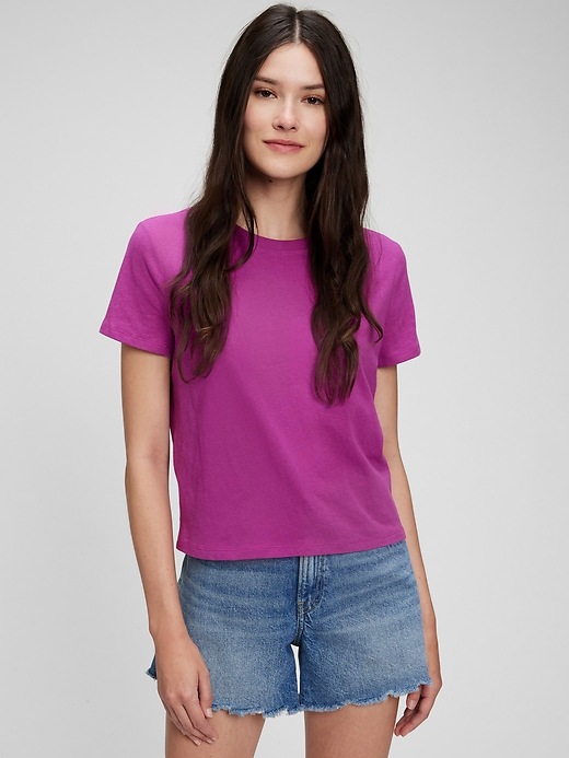 Cotswold Hills Shrunken Shirttail Tee