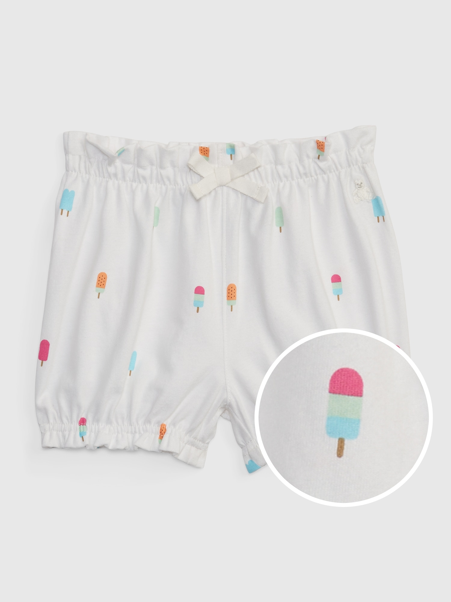 Gap Baby 100% Organic Cotton Mix and Match Pull-On Shorts white. 1